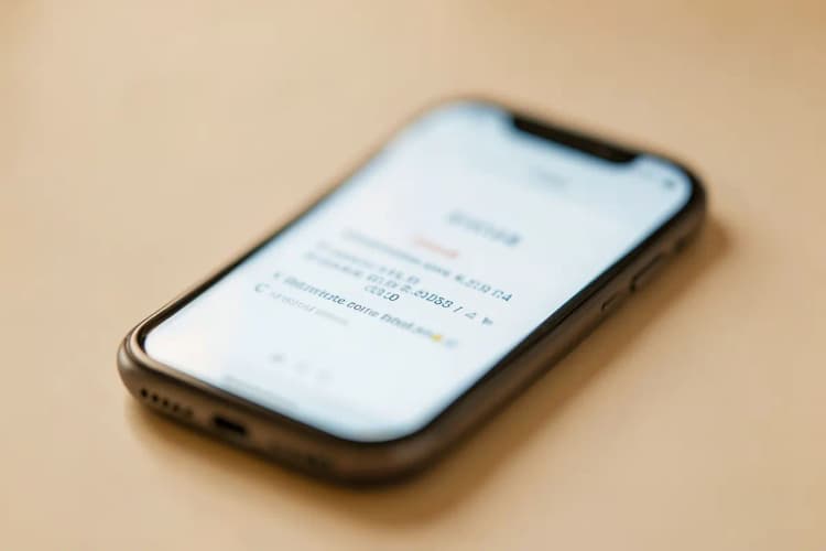 Um telefone celular exibindo um aplicativo de saúde com informações de contato.